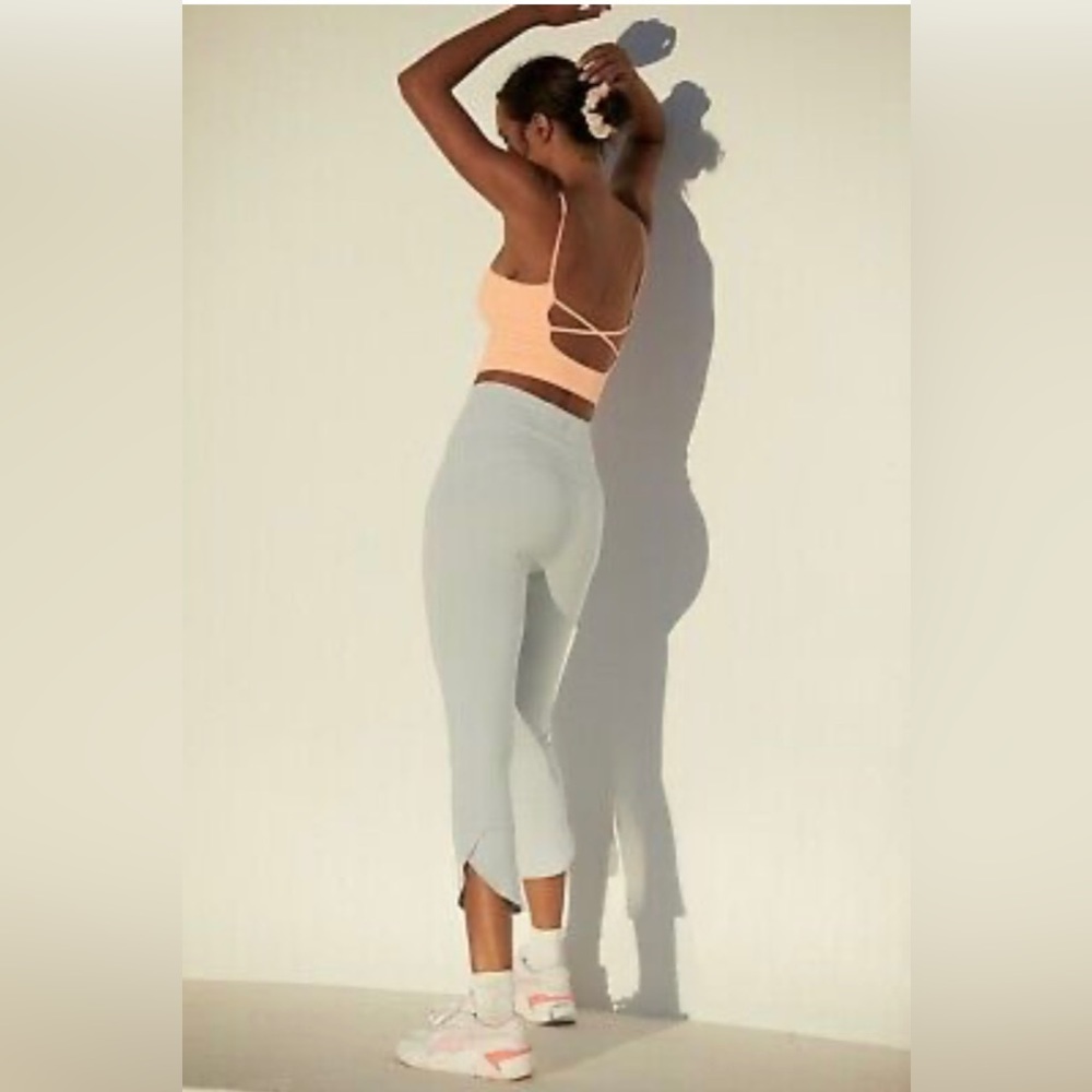 Free People Womens High-Rise Cropped Meant To Be Leggings